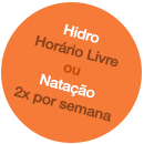 Horários da Natação e Hidro